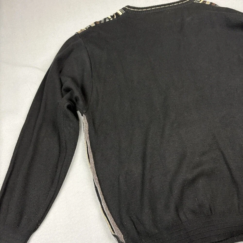 Vintage GACHU Coogi Style 3D Knit Sweater Size 2XL Cosby Biggie Dadcore